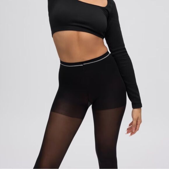 Sheertex Essential Sheer Rip-Resist‎ Tights Black NWT in packaging - Picture 2 of 8